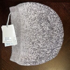 Barefoot Dreams NEW CozyChic Lite Confetti Beanie Hat Storm Gray Dark Brown
